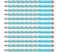 Stabilo Easygraph-Ergonomic Graphite Pencil - - Right-Handed - Pack Of 12 - Blue - Hb