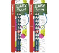 STABILO EASYgraph - Ergonomic Graphite Pencil - Right-Handed (Pack of 2)