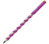 STABILO EASYgraph Ergonomic Triangular Pencil for Right-Handed Users, Pink, Single Pen, HB Hardness