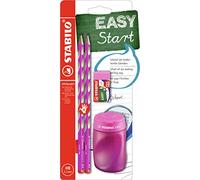STABILO EASYgraph S School Set - EASYgraph S Pencil x 2 + Sharpener + Eraser