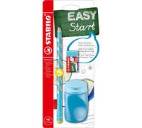 STABILO School Set EASYgraph Pencil + EASYsharpener + EASYeraser - Left-Handed - blue