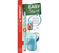 STABILO School Set EASYgraph - Pencil, Sharpener & Eraser - Right-Handed, Blue