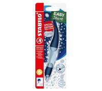 STABILO EASYoriginal 3D DreamWorld - Ergonomic Rollerball - Left-Handed | Pack of 1 - Blue including Blue Ink Cartridge
