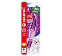 STABILO EASYoriginal 3D DreamWorld - Ergonomic Rollerball - Left-Handed | Pack of 1 - Pink including Blue Ink Cartridge