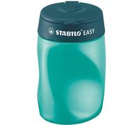STABILO EASYsharpener - Ergonomic Container Sharpener - Left-Handed - Pack of 1 - Petrol