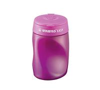STABILO EASYsharpener - Ergonomic Container Sharpener - Left-Handed - Pack of 1 - Pink