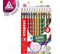 Stabilo Ergonomic Colouring Non-Slip Pencil Easycolors Right-Handed Pack of 24