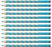 STABILO Ergonomic Colouring Pencil EASYcolors - Right-Handed - Pack of 12 - Light Blue