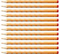 STABILO Ergonomic Colouring Pencil EASYcolors - Right-Handed - Pack of 12 - Yellow Orange