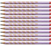 STABILO Ergonomic Graphite Pencil EASYgraph Pastel - Right-Handed - Lilac - Pack of 12 - HB