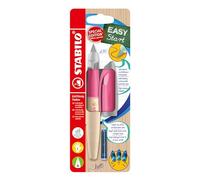 STABILO EASYbirdy Timber - Ergonomic School Fountain Pen - A-Nib - Left-Handed - Pack of 1 - Pink