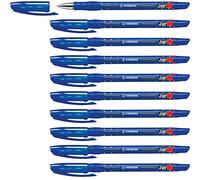 STABILO Exam Grade - Ballpoint Pen - Pack of 10 - Blue
