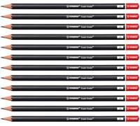 STABILO Exam Grade - Graphite Pencil - Pack of 12 - Degree 2B