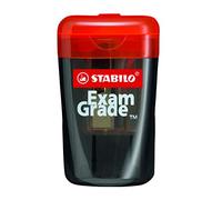 Stabilo Exam Grade - Pencil Sharpener (Red, Transparent)