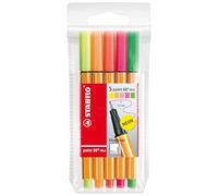 STABILO Fineliner point 88 Mini - Pack of 5 - Neon colours