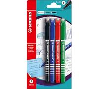 STABILO Fineliner SENSOR F - Blister of 4 - Assorted Colours