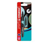 STABILO Flow - Ballpoint Pen - Pack of 1 - Puristblue Including Blue Ballpoint Refill