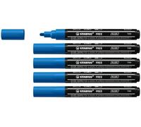 STABILO FREE - Acrylic Marker - ARTY - T300 Round Tip 2-3mm - Pack of 5 - Dark Blue