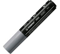 STABILO Acrylic Marker FREE Acrylic - T800C 2-3 mm Bullet Tip - Box of 5 - Dark Grey