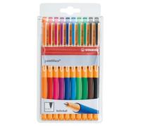 STABILO Gel Rollerball pointVisco Wallet of 10 Assorted Colours