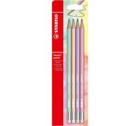STABILO - Grafietpotlood met gum - Swano - HB - Pastel set met 4 stu (US IMPORT)