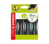 Stabilo Green Boss Highlighter Assorted Pastel Colours (Pack of 4) 1523155