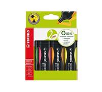 Stabilo Green Boss Highlighters Assorted Pastel 4 Pack