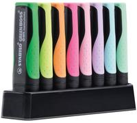 STABILO GREEN BOSS Pastel - Highlighter - Deskset of 8 - Assorted Colours