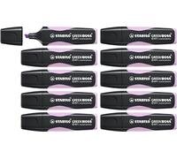 STABILO GREEN BOSS Pastel - Highlighter - Pack of 10 - Lilac Haze