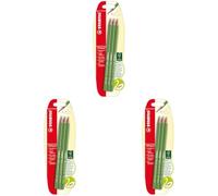 STABILO GREENgraph - FSC Certified Graphite Pencil (Pack of 3)