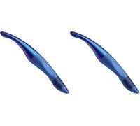STABILO Handwriting Pen EASYoriginal Holograph Edition - Left-Handed - holograph blue (Pack of 2)