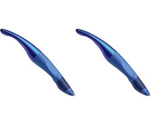 STABILO Handwriting Pen EASYoriginal Holograph Edition - Left-Handed - holograph blue (Pack of 2)