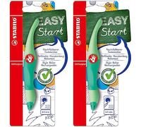 STABILO Handwriting Pen EASYoriginal Pastel - Right-Handed - Hhint of mint (Pack of 2)