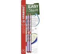 STABILO Handwriting Pencil EASYgraph Pastel - Right Handed - Lilac - 2 pcs - HB
