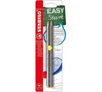 STABILO Handwriting Pencil EASYgraph S Metallic - Left Handed - Silver - 2 pcs - HB