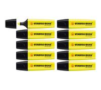 STABILO 70/24 Highlighter BOSS ORIGINAL Pack of 10 Yellow