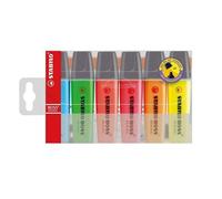 Stabilo Boss Original Highlighter Wallet Assorted (Pack of 6) 70/6
