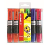 Stabilo Luminator Highlighter Chisel Tip 2-5Mm Line Assorted Colours Wallet 6