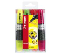 STABILO LUMINATOR - Highlighter - Pack of 4 - Yellow, Green, Orange, Pink
