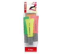 Stabilo STABILO NEON Highlighter Chisel Tip 2-5mm Line Assorted Colours (Wallet