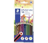 STABILO Noris Colouring Pencils 12pk - Assorted Colours Kids School Art Set
