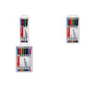 STABILO OHPen Universal – Medium, Water-Soluble – Pack of 8, Assorted Colours