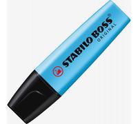 Stabilo BOSS Original Fluorescent Highlighter, 2mm + 5mm Tip - Blue