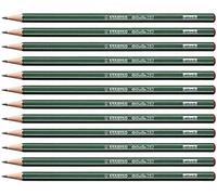 STABILO Othello - Graphite Pencil - Pack of 12 - Degree H
