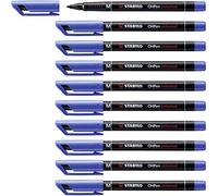 STABILO Overhead Pen OHPen universal - Permanent Medium - Pack of 10 - blue