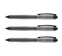 STABILO Pack of 3 Rollerball Gel Pens Medium Tip Black