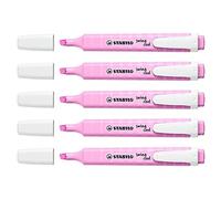 STABILO Pack of 5 Cool Pastel Purple Frosted Swing Highlightersaa
