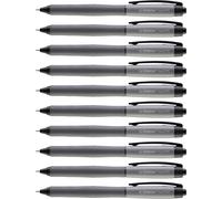 STABILO PALETTE - Retractable Gel Pen - Pack of 10 - Black