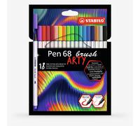 Stabilo : Pen 68 : Brush Pen : Arty Wallet Set of 18