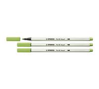 STABILO Pen 68 Brush Pens Pack of 3 Pistachio Greenaa